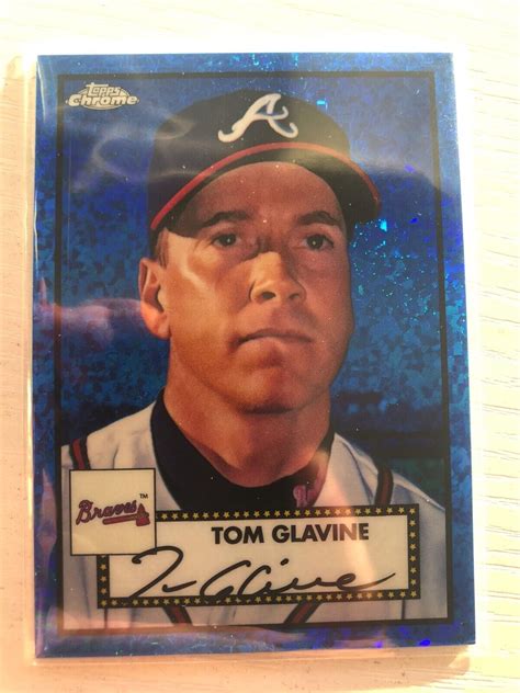 Topps Platinum Anniversary Blue Mini Diamond Refractor Tom