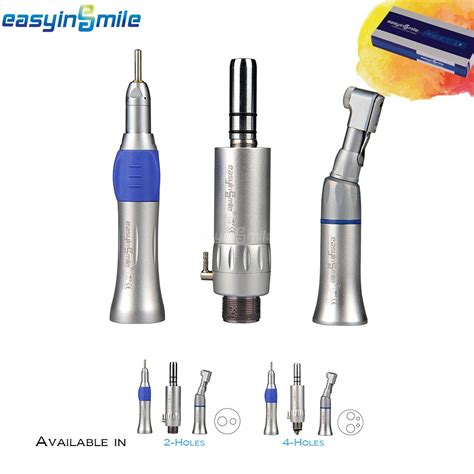 EASYINSMILE 1 Pack Dental Slow Low Speed Handpiece Kit 2 4 Hole Fit Any