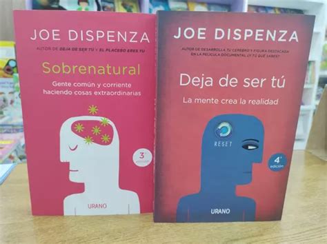 Pack Joe Dispenza Deja De Ser Tu Sobrenatural 2 Libros Envío gratis