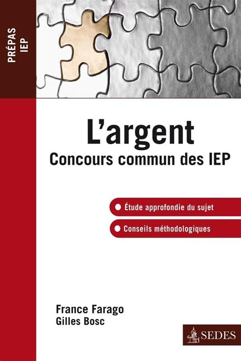 L Argent Concours Commun Des Iep France Farago Gilles Bosc