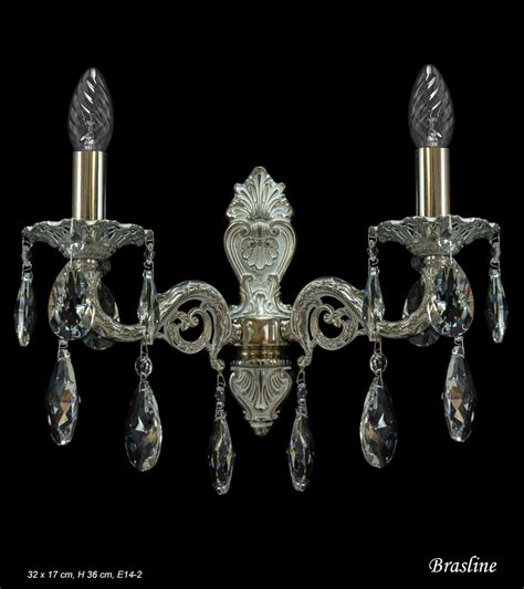 бра AT145/A2/T1/CRAVO - Бронза с хрусталем - Каталог