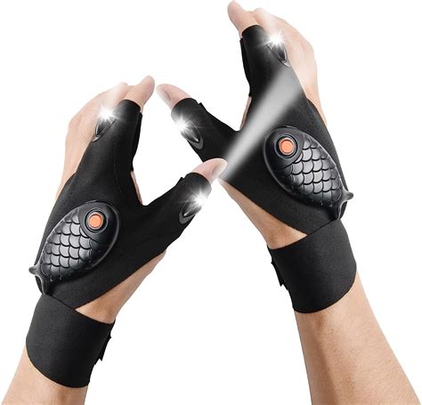 Amazon GEERTOP Rechargeable LED Flashlight Gloves Ultralight