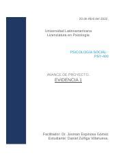 PP A1 ZUÑIGA VILLANUEVA PS docx 20 de Abril del 2022 Universidad