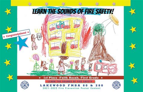 Fire Prevention Poster Contest 2025 Evanne Constancy