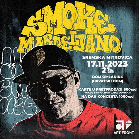 Smoke Mardeljano U Sremskoj Mitrovici Moj Grad SM