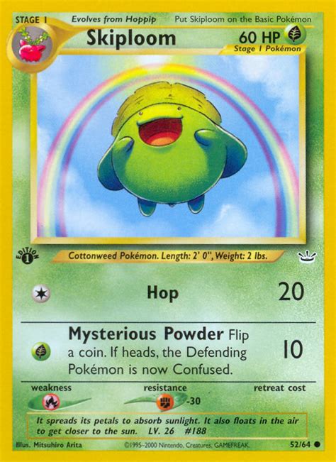 Skiploom Neo Revelation Pokemon Card Pikawiz