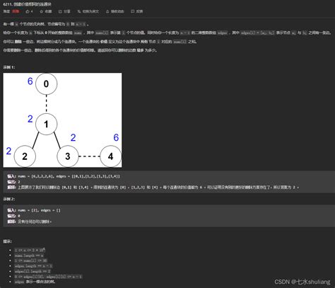 Leetcode周赛复盘 第 89 场双周赛20221015树 拆分 连通块乘 Csdn博客