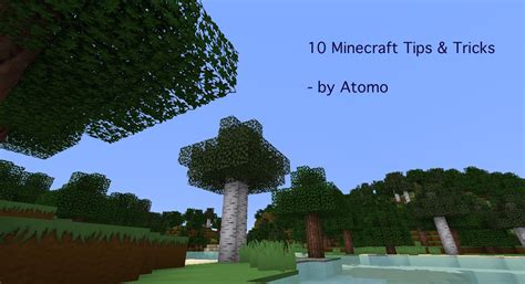 10 Minecraft Tips & Tricks Minecraft Blog