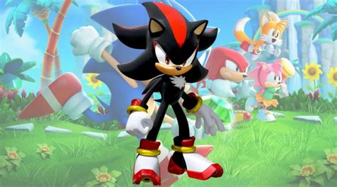 Sonic Superstars Receiving Shadow The Hedgehog Costume On February Th