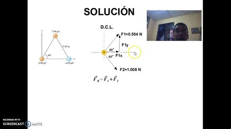 Ejercicio Ley De Coulomb Youtube