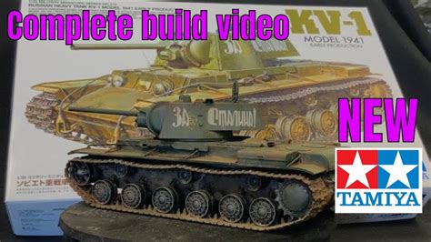 Tamiya 100 All New Tooled 1 35 Russian Heavy Tank KV 1N Model 1941