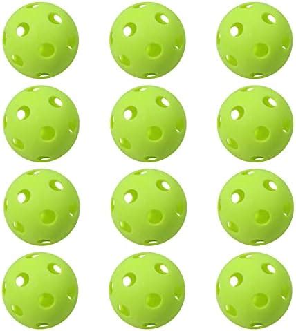 Gse Pickleball Balls Holes Indoor Training Pickleballs Set Flight