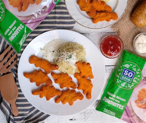 Nugget Dino With Potato Cream Sauce – So Good