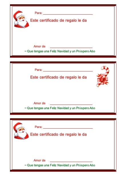 Word De Plantillas De Certificado De Regalo Gratis