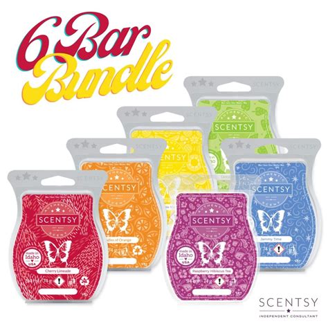 Scentsy 6 Bar Multipack Buy 6 For The Price Of 5 The Candle Boutique