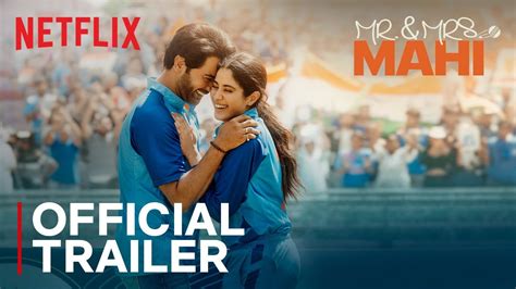 Mr Mrs Mahi Official Trailer Janhvi Kapoor Rajkummar Rao Youtube