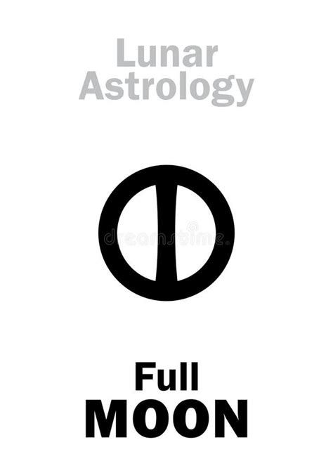 Astrology: Full MOON stock vector. Illustration of moon - 94207803