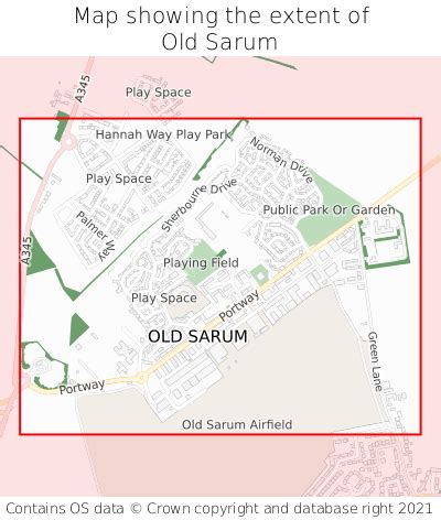 Where is Old Sarum? Old Sarum on a map