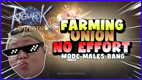 Farming Union Mode Males Ragnarok Origin Youtube