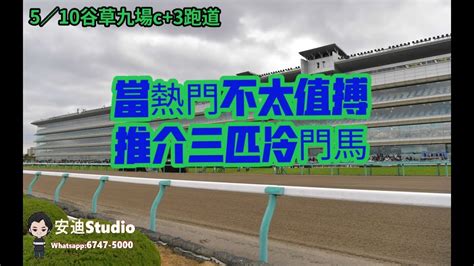 510谷草九場c3跑道當熱門唔太值搏推介三匹冷門馬 Youtube