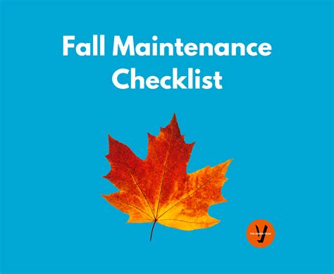 Fall Maintenance Checklist — The Voreis Team