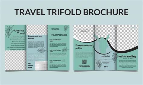 Travel Brochure Template Vector Art, Icons, and Graphics for Free Download