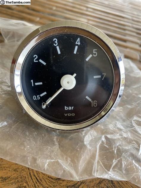 TheSamba VW Classifieds NOS VDO BAR Gauge Dated 1988