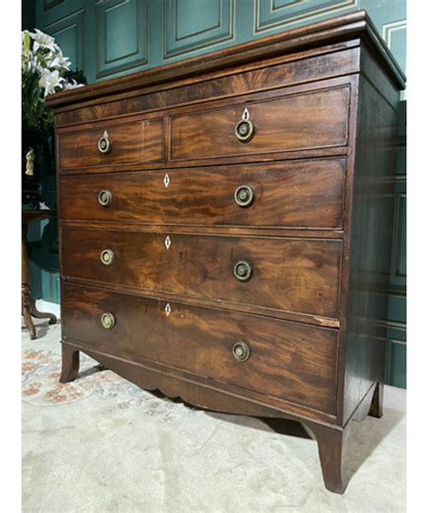 Late Victorian Early Edwardian Chest Of Drawers Hunt Vintage