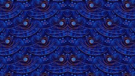 Wallpaper Abstract Fractal Pattern Symmetry Digital Art X