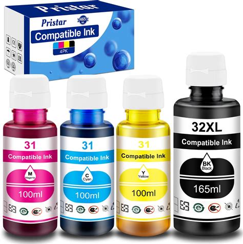 Amazon Pristar Compatible With Hp Xl Ink Bottle Set