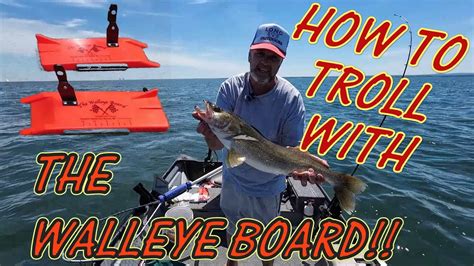 How To Troll For Lake Erie Walleye With Church Tackle S Walleye Board