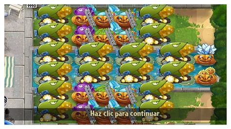 PvZ 2 Pack 16 MAZORCAÑONES SUPERVIVENCIA INFINITA Plants Vs