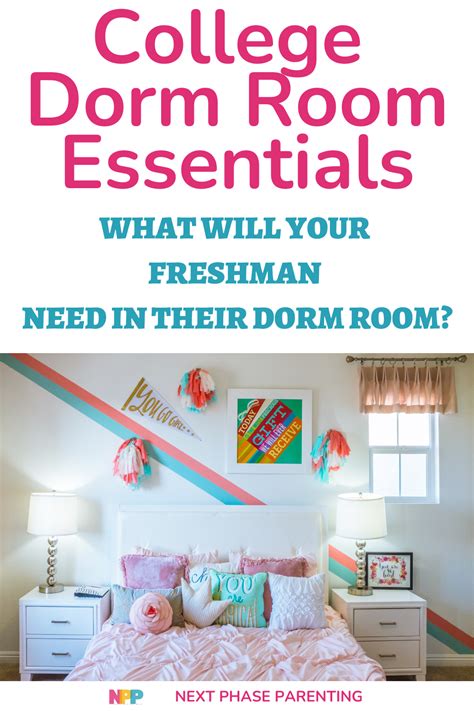 College Dorm Room Essentials -What Your Freshman Needs - Next Phase ...