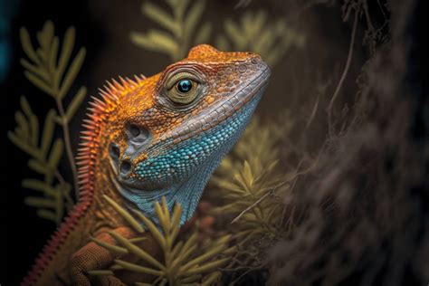 The most stunning lizard in the wild