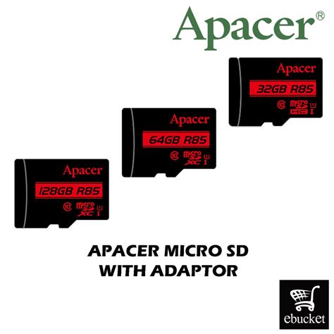 Apacer Micro SD Card U1 Class 10 32GB 64GB 128GB Shopee Malaysia