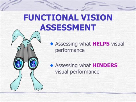 Ppt Functional Vision Assessment Powerpoint Presentation Free