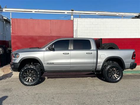 Dodge Ram Silver Fuel Off Road Blitz D Wheel Wheel Front