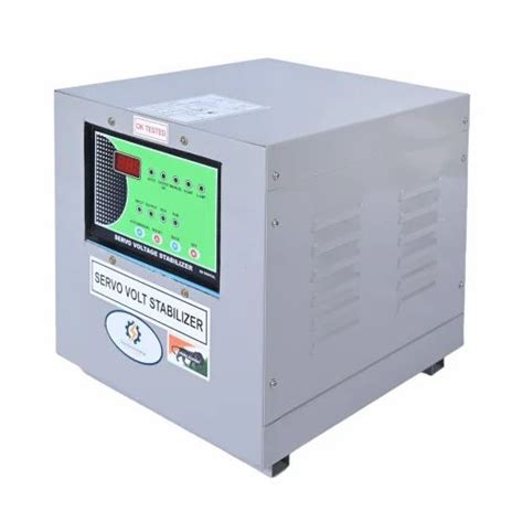 Kva Servo Voltage Stabilizer Single Phase Input Range Vac