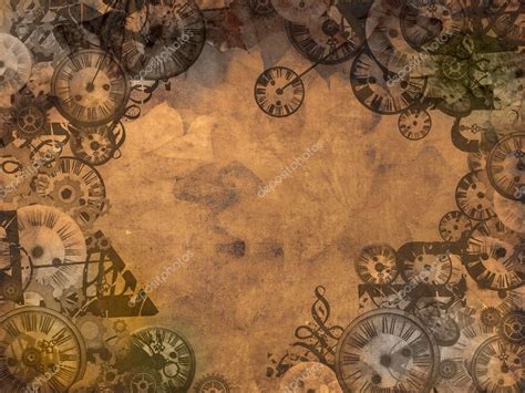 Vintage clocks background — Stock Photo © pixeldreams #10096780