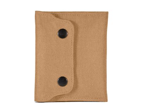 minimalist slim canvas wallet