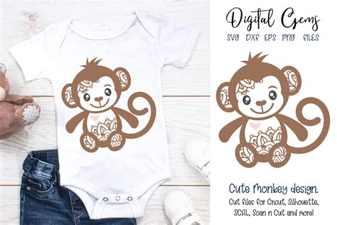 Free Monkey Svg Cut File File Svg Png Dxf Eps Free