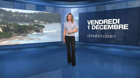 Gennifer Demey Météo M6 le 01 12 2023 Les Caps de TomA