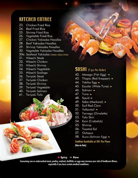 Menu – Sushi King