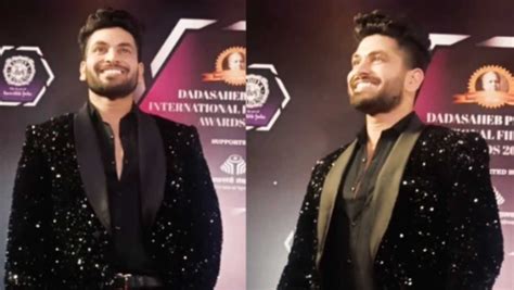 Shiv Thakare Looks Dapper In Black At The Dadasaheb Phalke Awards Fans