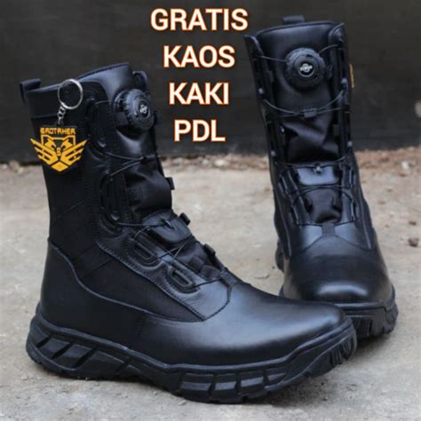 Jual Sepatu Pdl Tali Putar Mamba Brotrher Bahan Kulit Sapi Asli Sepatu