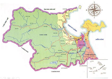 The Map Of Da Nang City Download Scientific Diagram