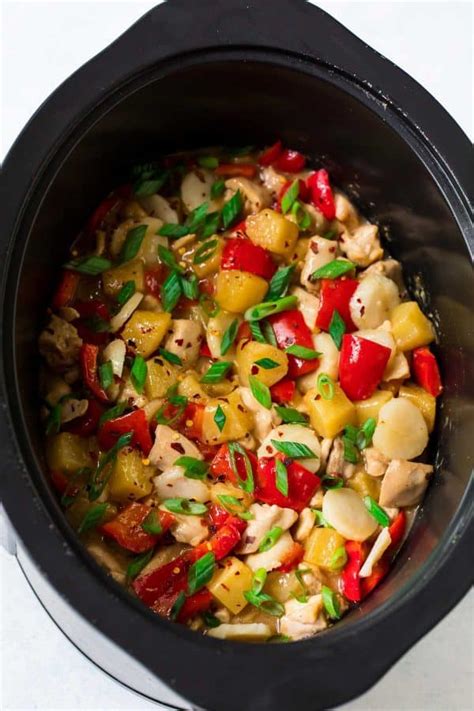 Crockpot Pineapple Chicken