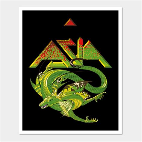 Asia Band English Classic Eighties Rock Band Dragon Logo by hinuraisa-0 in 2023 | Rock band ...