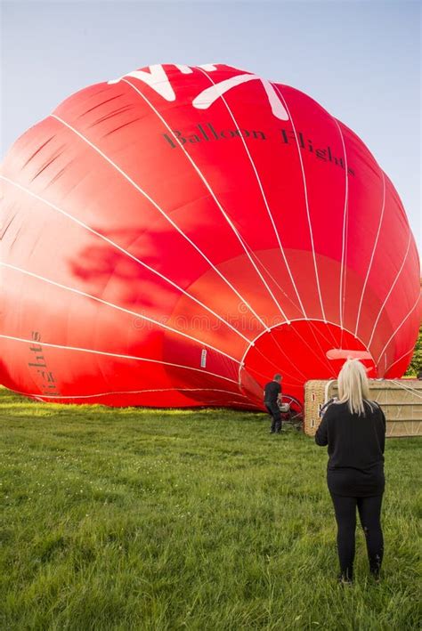 The Virgin Hot Air Balloon Stock Image Image Of Flame