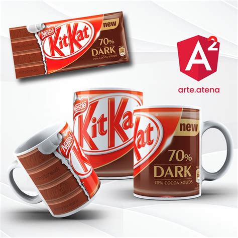 Caneca Chocolate Kit Kat Elo Produtos Especiais